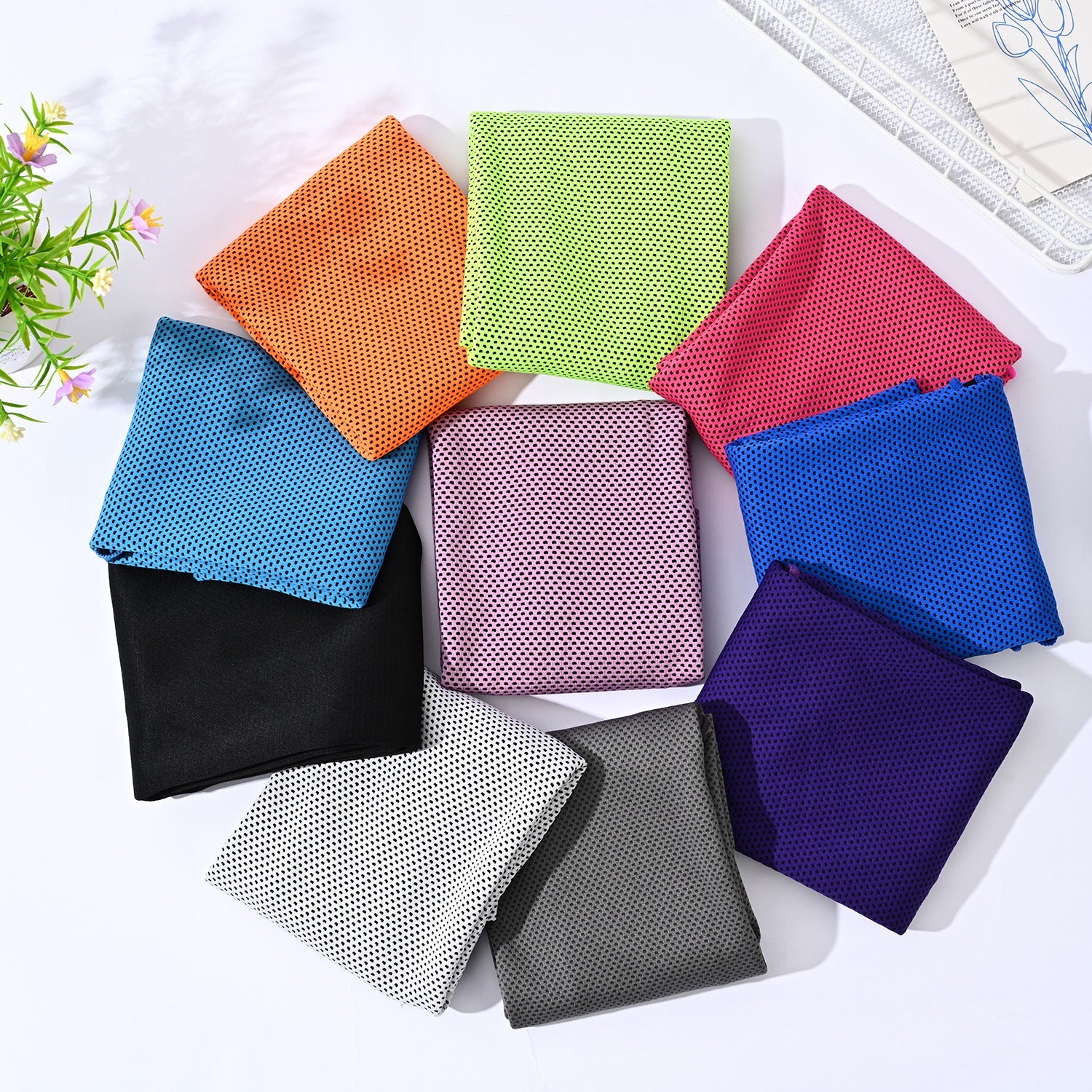 Women's Fashion Scarf Soft Fabric Polka Dot Pattern Versatile Stylish Accessory