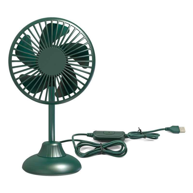 USB Rechargeable Mini Desk Fan Portable Compact Adjustable Speed Settings