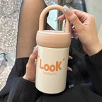 Women's Insulated Drinking Container with Carry Handle Hot and Cold Beverage Bottle