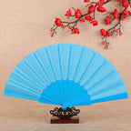 Unisex Colored Fan Set Lightweight Compact Handheld Fans for Travel and Events