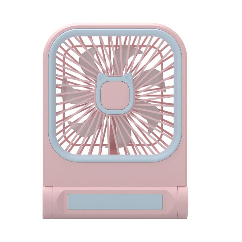 Portable Handheld Fan USB Rechargeable Cute Animal Design Compact Size