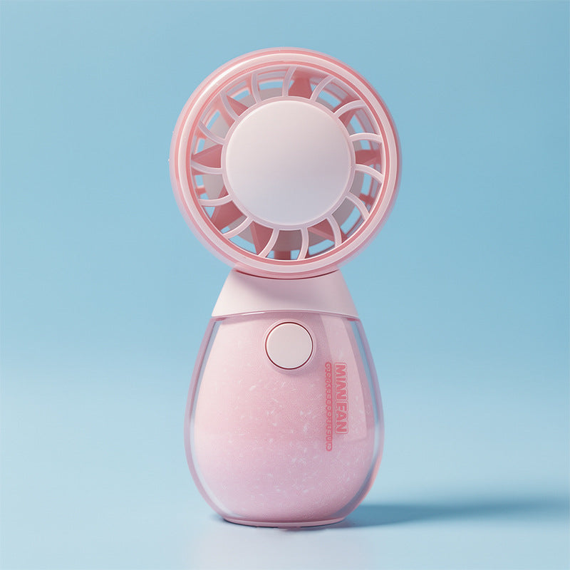 Portable USB Rechargechargeable Handheld Fan Compact Lightweight with Multiple Speeds