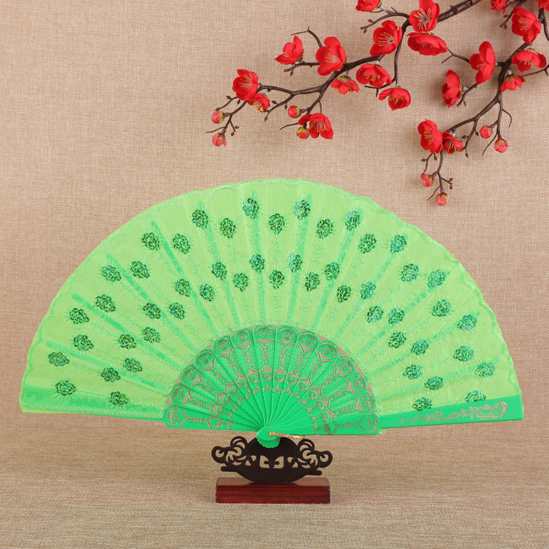 Women's Folding Fan Artistic Design Lightweight Compact Handheld Accessory