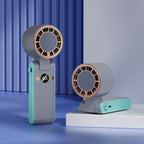 Mini Cooling Fan USB Rechargeable Portable Compact Personal Fan with Adjustable Speeds