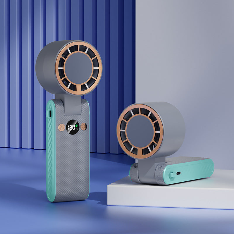 Mini Cooling Fan USB Rechargeable Portable Compact Personal Fan with Adjustable Speeds