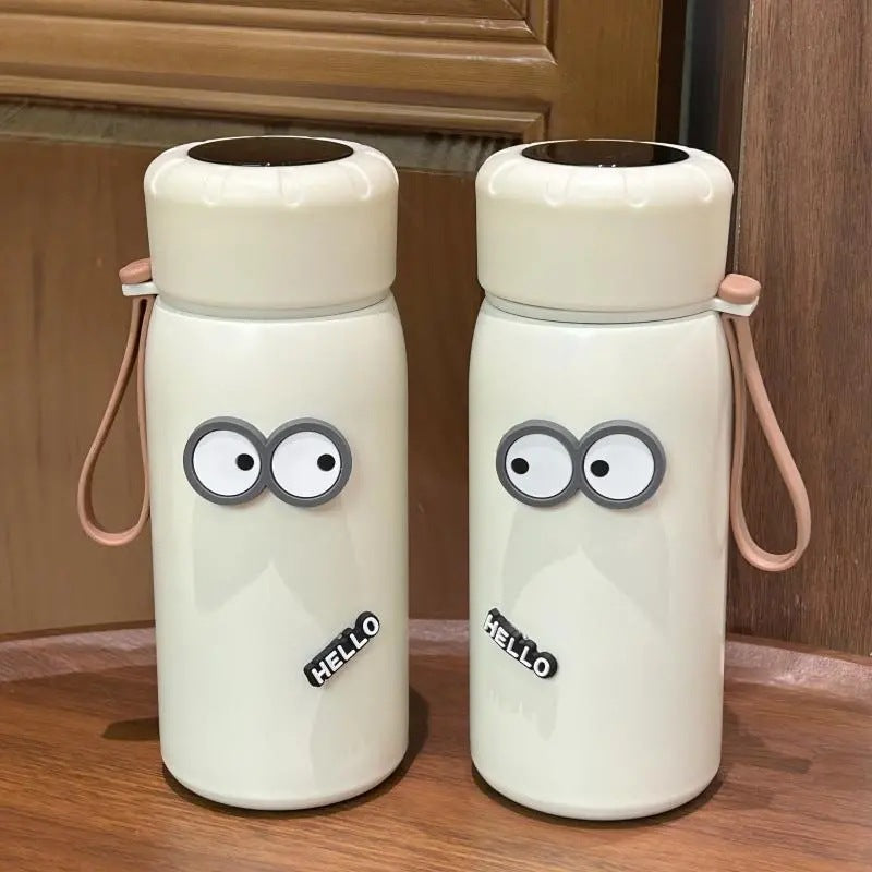 Funny Insulated BPA-Free Plastic Water Bottle with Carry Handle for Women and Kids