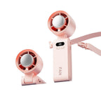 Harrow Portable Dual Fan with Adjustable Speeds and Rotating Head for Personal Cooling