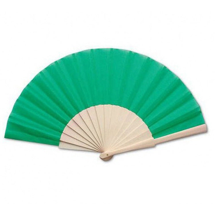 Ladies Folding Hand Fan Lightweight Breathable Fabric Elegant Design