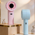 Portable USB Hand Fan for Women with Ergonomic Design Compact Rechargeable Personal Cooling Fan