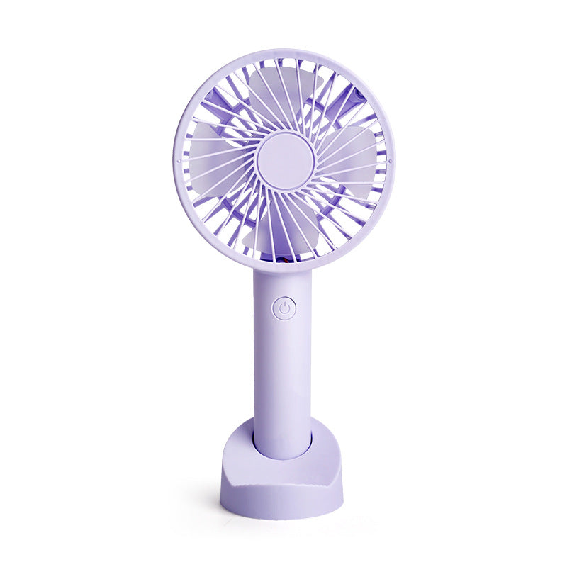 Portable Handheld Fan USB Rechargeable Compact Quiet Ergonomic Design for Women
