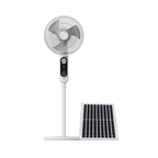 Brehn Multifunctional Solar and USB Stand Fan with Remote Control and Timer