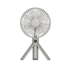 Tri-Functional Cooling Fan Portable Rechargeable Clip-On Tabletop Free-Standing