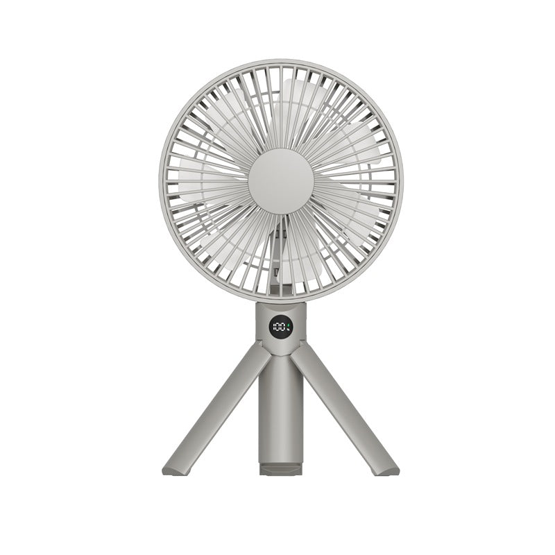 Tri-Functional Cooling Fan Portable Rechargeable Clip-On Tabletop Free-Standing