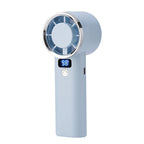 Portable Handheld Fan with Digital Display and Five Speed Levels