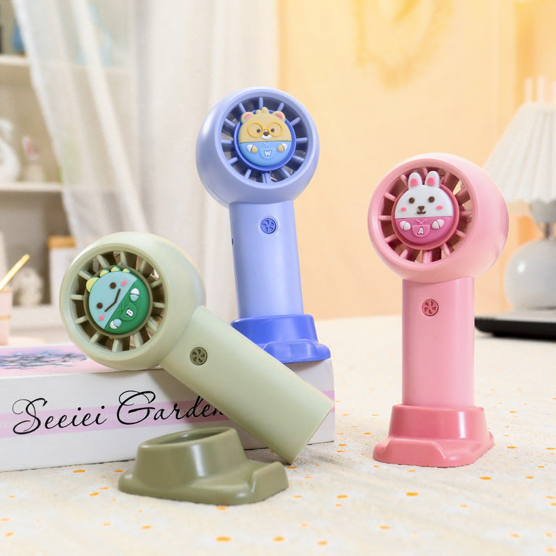 Portable USB Mini Fan with Flexible Tilt, Compact Lightweight Personal Cooling Fan