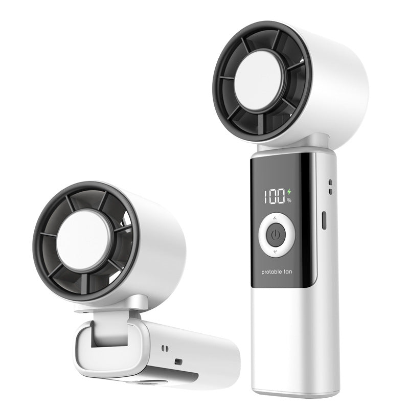 Portable Mini Fan USB Rechargeable Compact Adjustable Speed Portable Cooling Fan