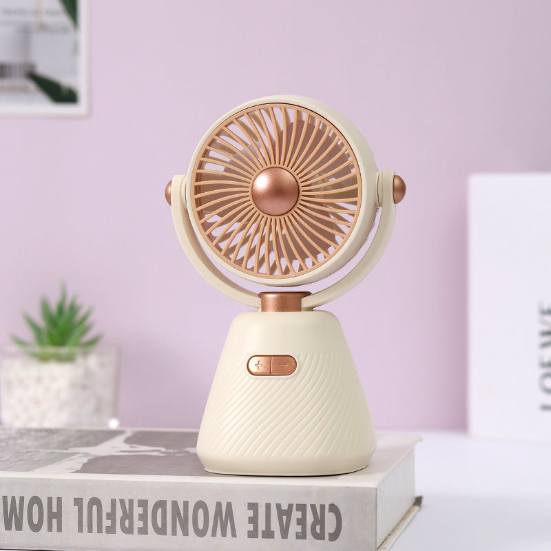 Portable Rechargeable Desk Fan Compact Lightweight Quiet Operation Multiple Speeds