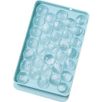 Silicone Ice Cube Tray Hemisphere Shape Flexible BPA-Free for Cocktails and Drinks