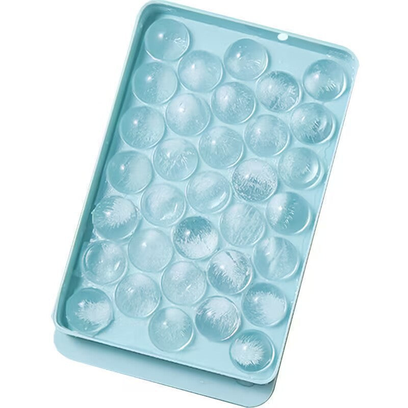 Silicone Ice Cube Tray Hemisphere Shape Flexible BPA-Free for Cocktails and Drinks
