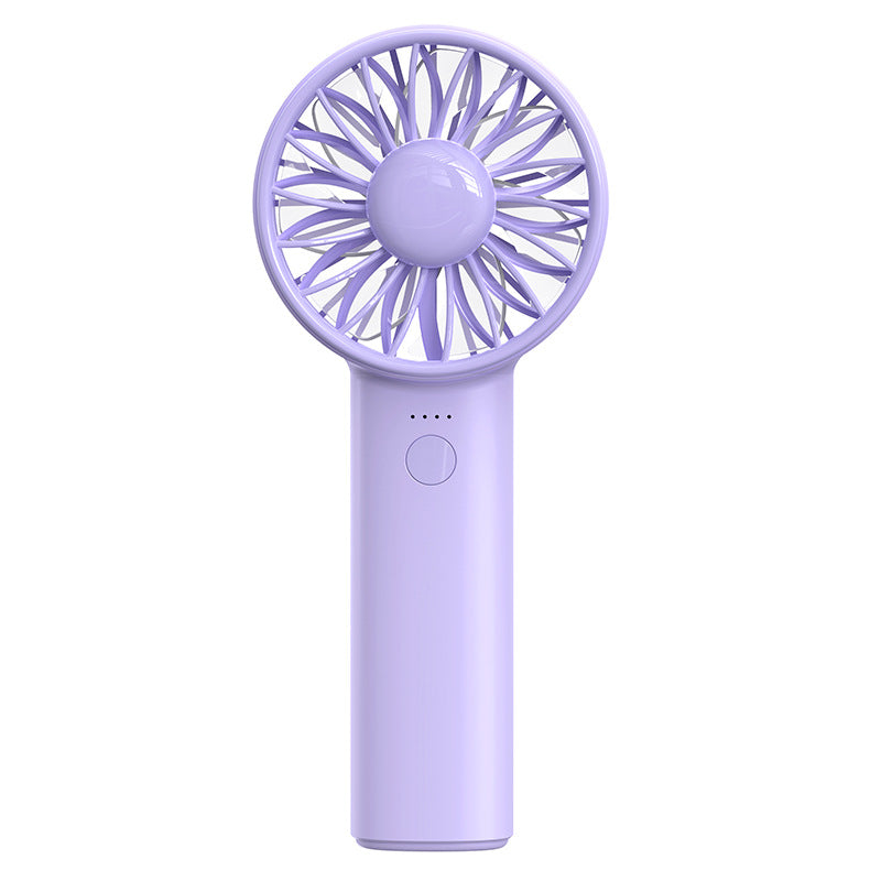 Portable Handheld Fan Rechargeable Battery Compact Size Variable Speeds for Travel and Outdoor Use