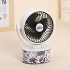 Mini Desk Fan High-Performance Compact Portable Quiet Cooling Fan Adjustable Angle
