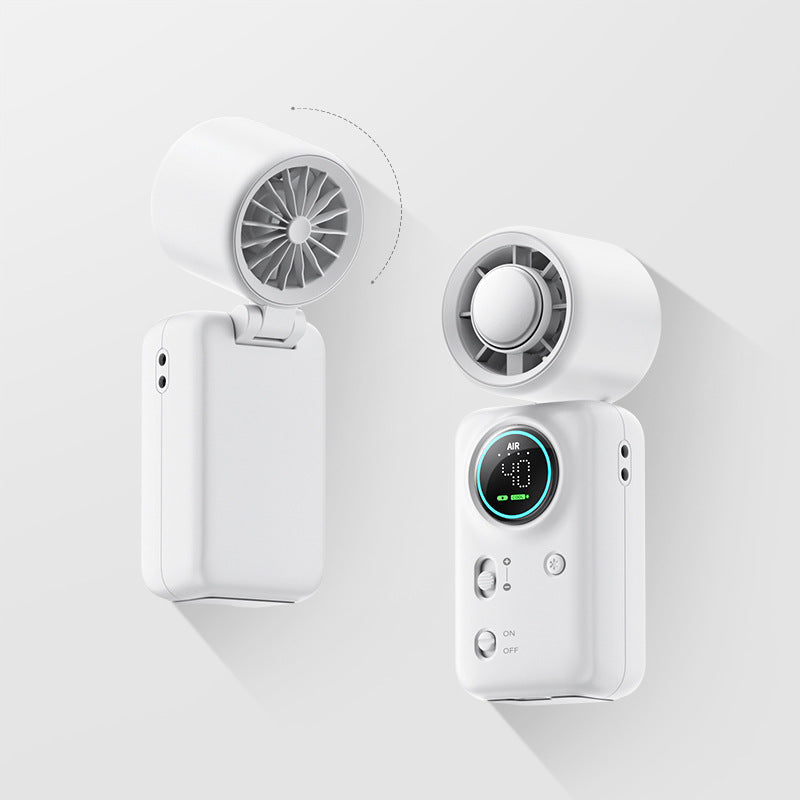 Portable High-Performance Handheld Air Cooler with Digital Display Lightweight Compact Fan