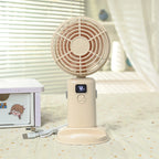 Portable Mini Fan with Digital Control USB Powered Compact Personal Cooling Fan