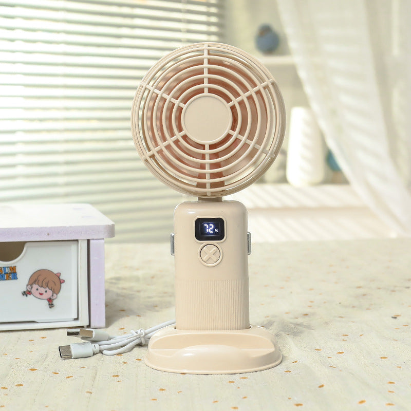 Portable Mini Fan with Digital Control USB Powered Compact Personal Cooling Fan