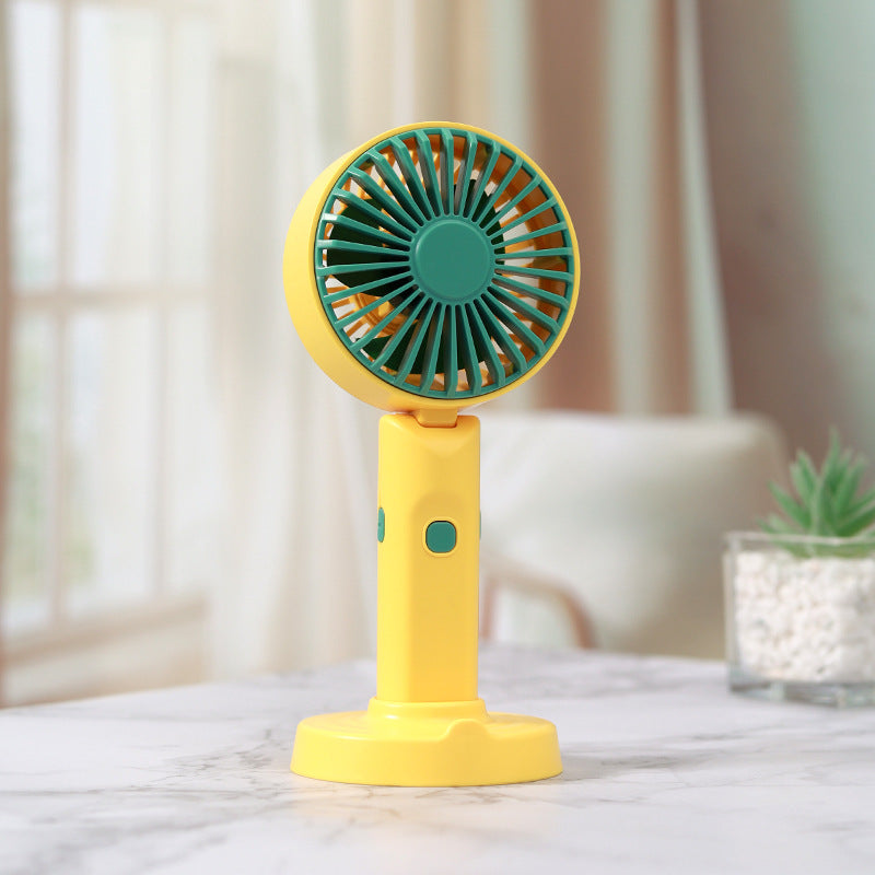 Portable Mini Fan with Flexible Tilt USB Rechargeable Compact Travel Fan