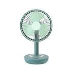 Portable USB Fan for Women with Floral Pattern Adjustable Speeds Quiet Operation