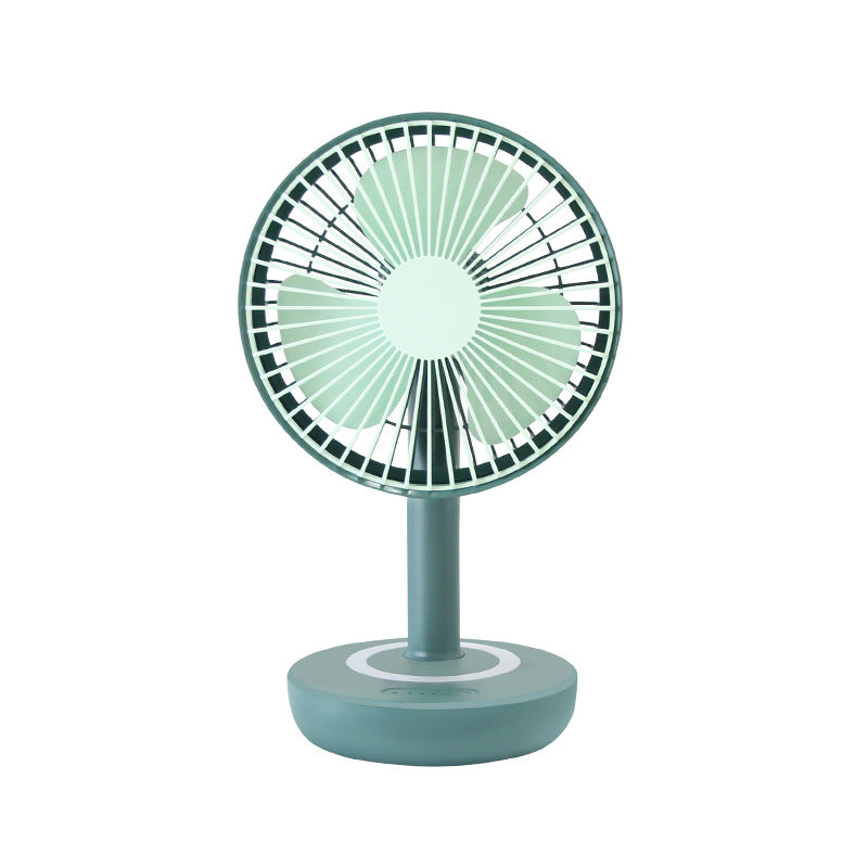 Portable USB Fan for Women with Floral Pattern Adjustable Speeds Quiet Operation