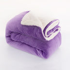 Brehn Women's Reversible Cozy Blanket Soft Hypoallergenic Machine Washable