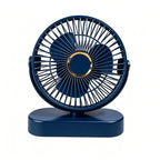 Ladies Table Fan Elegant Design Gold Accent Quiet Operation