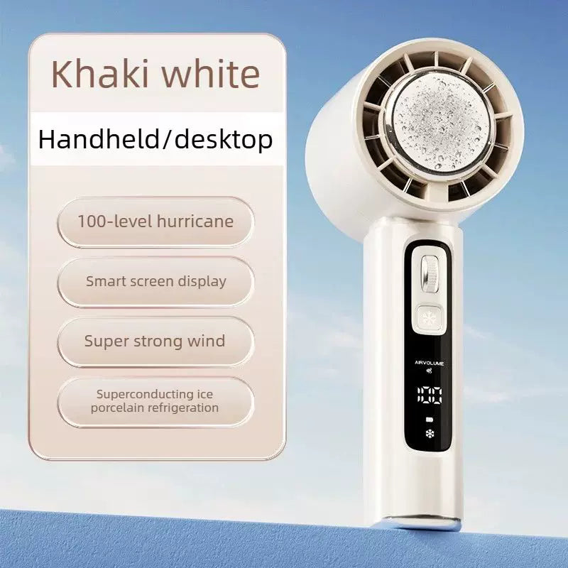 Portable Thermoelectric Mini Air Cooler Fan USB Rechargeable Handheld Desktop