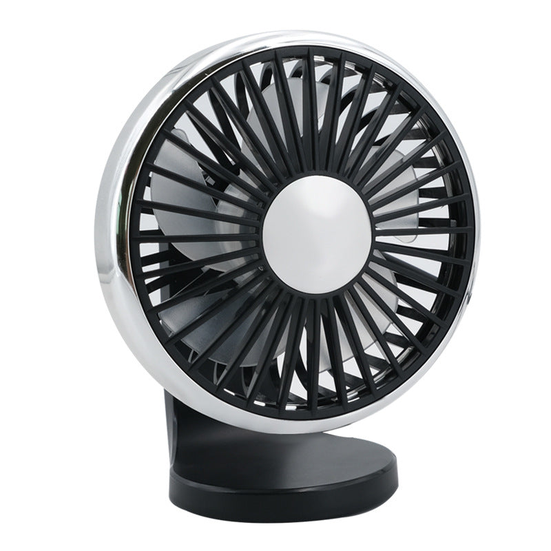 Portable Dashboard Air Circulation Fan 360-Degree Rotation Compact Car Cooling Fan