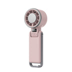 Portable High-Performance Rechargeable Fan with LED Display Lightweight Compact for Travel and Outdoor Use