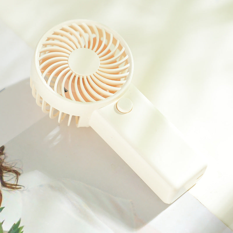 Portable Hand Fan Compact Lightweight Rechargeable Personal Cooling Fan