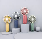 Rechargeable Mini Tabletop Fan Portable Quiet Adjustable Speed Harrow