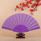 Unisex Colored Fan Set Lightweight Compact Handheld Fans for Travel and Events