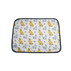Harrow Pet Bed Soft Velvety Comfort Mat Non-Slip Floral Design for Dogs and Cats