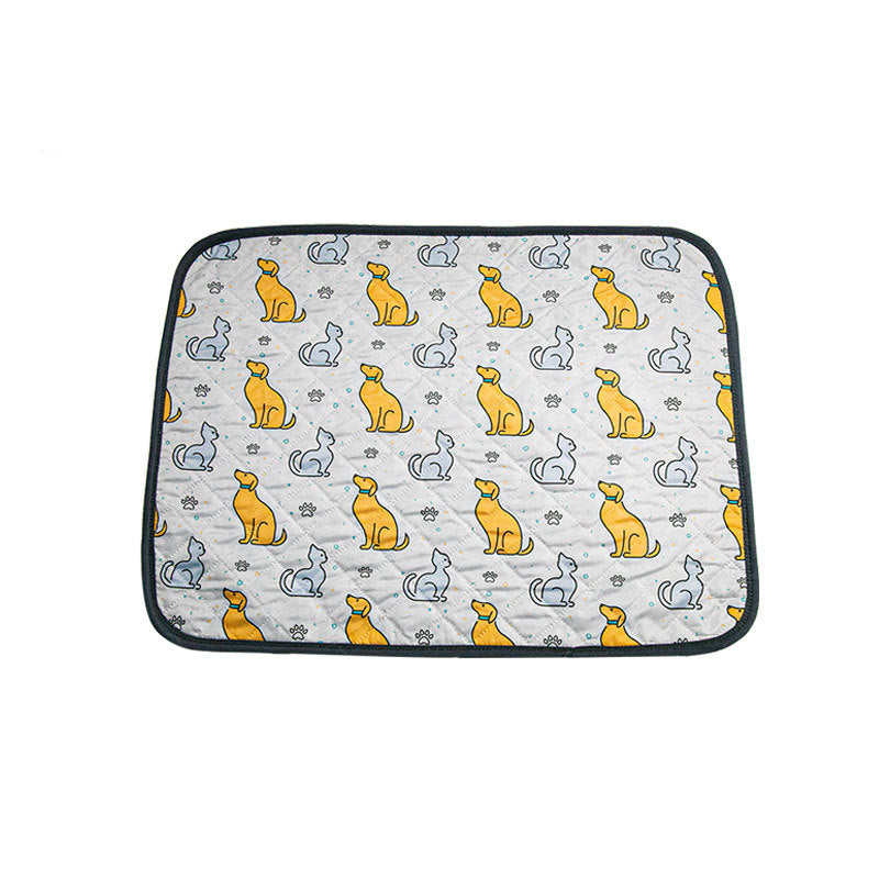 Harrow Pet Bed Soft Velvety Comfort Mat Non-Slip Floral Design for Dogs and Cats