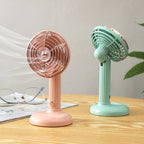 Portable Table Fan with Tilting Head Compact Quiet Desk Fan for Home Office