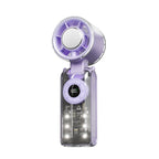 Harrow Portable Handheld Fan with Turbo Motor, Multiple Speeds, Built-In Battery, LED Display
