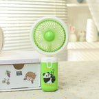 Portable Handheld Fan USB Rechargeable Cute Animal Design Compact Lightweight for Women and Kids