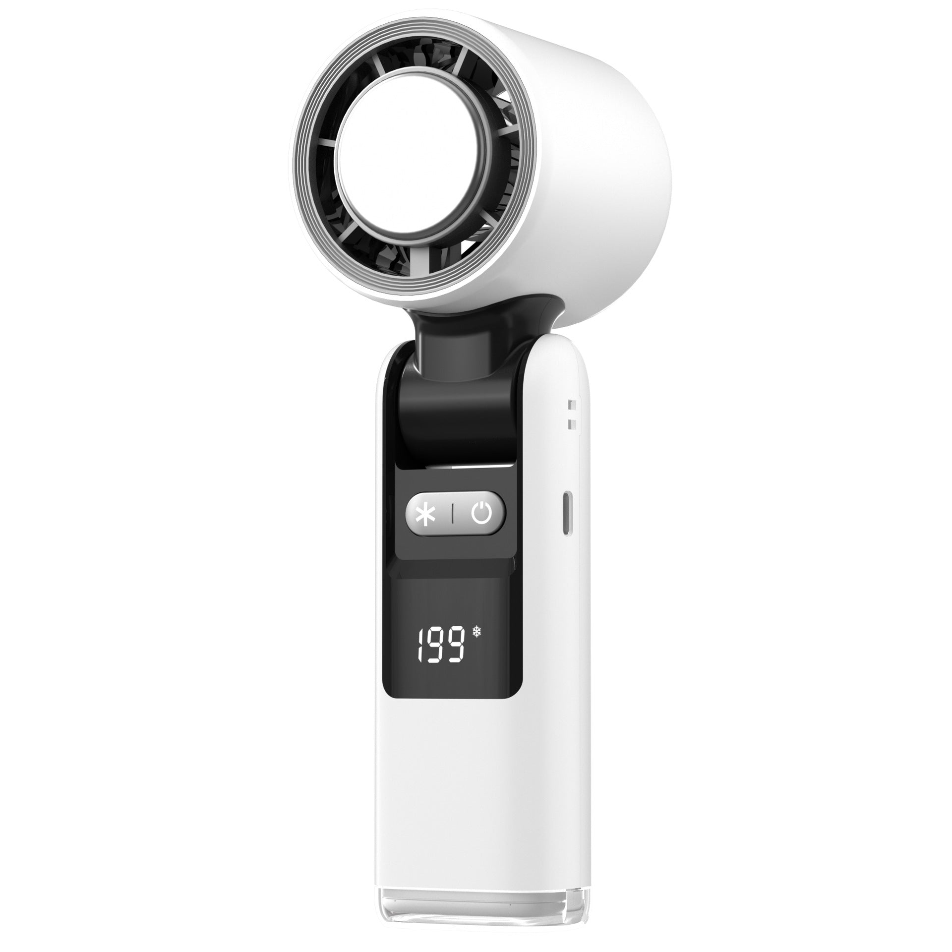 Handheld Air Circulator Portable Fan with Multi-Speed Settings and LED Display