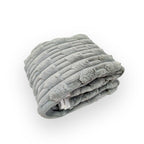Brehn Women's Cozy Blanket Soft Microfiber Textured Surface Warm Throw Blanket