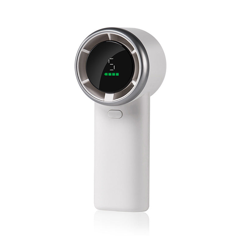 Portable Mini Air Fan Lightweight Quiet with LED Display and Multiple Speeds