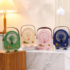 Portable USB Desk Fan With Ergonomic Design Quiet Operation Compact Table Fan