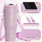 Women's Insulated Water Bottle with Versatile Carrying Bag Durable and Stylish Design