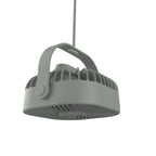 Unisex Ceiling-Mounted Industrial Circular Fan with Swivel Handle for Workshop and Warehouse Ventilation
